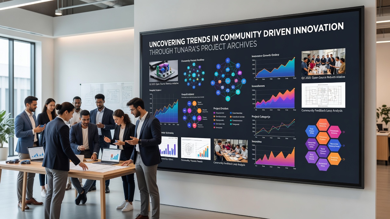 Uncovering Trends in Community Driven Innovation Through Tunara's Project Archives